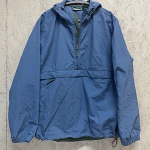 Vintage L.L.Bean Mountain Anorak Jacket Mens L Windbreaker Water Resistant